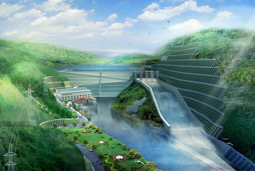 大渡口老挝南塔河1号水电站项目